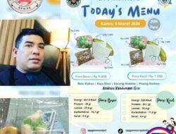 ‎Dugaan Manipulasi Menu MBG SPPG 2 Polri Wonorejo, Ketua DPC GPN-08 Pasuruan Raya Angkat Bicara