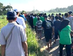 Peringati Dirgahayu Kemerdekaan, Lembaga Di Wonorejo Gelar Jalan Santai