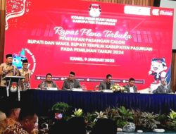 KPU Kabupaten Pasuruan, Gelar Penetapan Pasangan Rusdi dan Gus Shobih Sebagai Pemenang Pada Pilkada Tahun 2024
