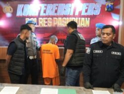 Polres Pasuruan Berhasil Tangkap Pelaku Pembunuhan di Purwosari, Hanya Kurang Dari Sepekan