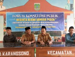 Pemdes Karangsono Gelar Forum Konsultasi Publik untuk Promosikan Desinta Aluna Kanggo Pisca