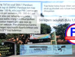 Kepala Sekolah SMPN 1 Pandaan : ‘Sekolah Berprestasi’ Legal untuk Lakukan Pungutan, Ngeri..?