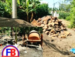 Proyek Plengsengan Dinas Bina Marga di Desa Kluwut, Tanpa Sosialisasi Menutup Jalan Warga ke TPU