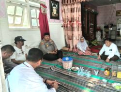 Polres Pasuruan Beri Santunan Keluarga Korban Pembunuhan Anak Oleh Tetangganya di Wonorejo