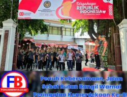 Rutan Kelas IIB Bangil Warnai Peringatan Kemerdekaan RI Ke-80, Dengan Menggelar Jalan Sehat