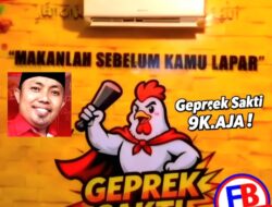 Mas Muslim Launching Gerai Geprek Sakti, Promo Buy 1Get 1 Referensi Kuliner Merakyat